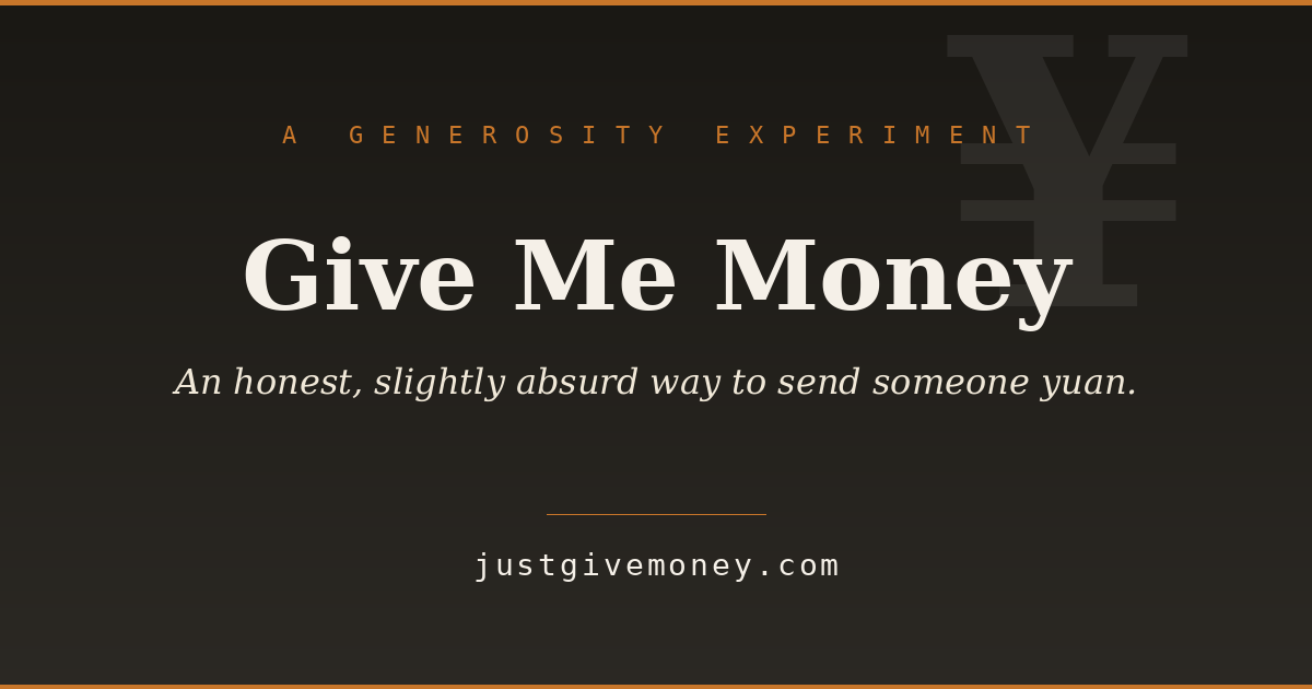 Give Me Money